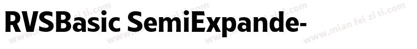 RVSBasic SemiExpande字体转换